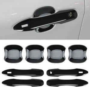 Car Door Handle Covers Door Bowl Cover Compatible for 2018-2023 2024 2025 Toyota Camry Accessories Door Handle ProtectorsTrim with Auto 2 Lock Sensors Holes Glossy Black Car Door Handle Covers Door Bowl Cover Compatible for 2018-2023 2024 2025 Toyota Camry Accessories Door Handle ProtectorsTrim with Auto 2 Lock Sensors Holes Glossy Black