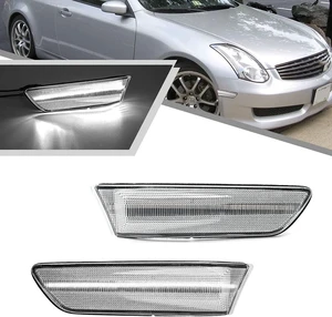 LED White Side Marker Lights for Infiniti G35 coupe Skyline V35 2003-2007 LED White Side Marker Lights for Infiniti G35 coupe Skyline V35 2003-2007