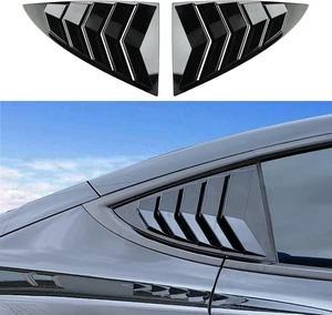 for Model 3 Rear Side Window Shutter Cover Louver-Glossy Black for Model 3 Rear Side Window Shutter Cover Louver-Glossy Black