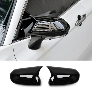 Door Side Mirror Cover for Toyota Camry 2018 2019 2020 2021 2022 2023 2024 2025 2026 Outer Cover of Horn Side Rearview Mirror Cover Accessories Decoration Cover Trims ABS Plastic 2PCS (Black) Door Side Mirror Cover for Toyota Camry 2018 2019 2020 2021 2022 2023 2024 2025 2026 Outer Cover of Horn Side Rearview Mirror Cover Accessories Decoration Cover Trims ABS Plastic 2PCS (Black)