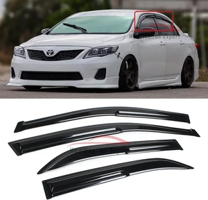 Fits for 2009-2013 Toyota Corolla Sedan Mugen Window Visors Rain Guards Fits for 2009-2013 Toyota Corolla Sedan Mugen Window Visors Rain Guards