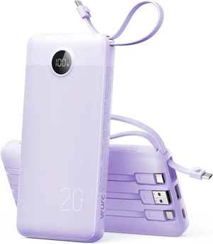 Portable Charger 4-Built-in-Cable Fast Charging 20000mAh Power Bank Portable Charger 4-Built-in-Cable Fast Charging 20000mAh Power Bank