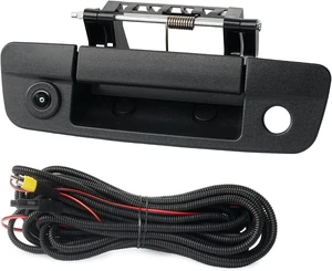 Tailgate Handle Backup Camera Compatible with 2009-2017 Dodge Ram 1500 2500 3500, Tailgate Latch Door Handle Rear View Waterproof HD Reverse Camera RCA Connector Replaces# 68044906AB,68044904AG Tailgate Handle Backup Camera Compatible with 2009-2017 Dodge Ram 1500 2500 3500, Tailgate Latch Door Handle Rear View Waterproof HD Reverse Camera RCA Connector Replaces# 68044906AB,68044904AG