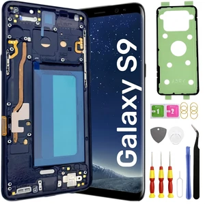 TFT Galaxy S9 Screen Replacement for Galaxy S9 LCD Screen Touch Digitizer Display Pantalla with Frame Tool kit 5.8 inch SM-G960U G960F Black TFT Galaxy S9 Screen Replacement for Galaxy S9 LCD Screen Touch Digitizer Display Pantalla with Frame Tool kit 5.8 inch SM-G960U G960F Black