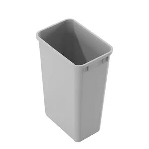 Dowell 50QT Wastebasket Trash Container, 13Gal, Plastic, Stackable, for Kitchen/Bathroom/Office,Tall Trash Can 22-3/8"H (Grey 4000 50 04) Dowell 50QT Wastebasket Trash Container, 13Gal, Plastic, Stackable, for Kitchen/Bathroom/Office,Tall Trash Can 22-3/8"H (Grey 4000 50 04)