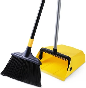 Commercial Broom and Dustpan Set with Comb Commercial Outdoor Indoor Commercial Broom and Dustpan Set with Comb Commercial Outdoor Indoor