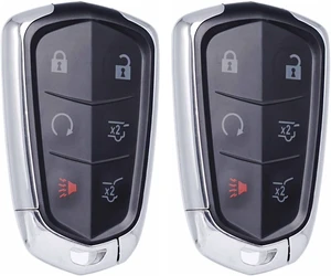 Key Fob Replacement Fits for Cadillac Escalade 2015 2016 2017 2018 2019 2020 Escalade ESV 2015-2020 Push Start Button Proximity Smart Keyless Entry Remote Control HYQ2AB 315 Mhz Set of 2 Key Fob Replacement Fits for Cadillac Escalade 2015 2016 2017 2018 2019 2020 Escalade ESV 2015-2020 Push Start Button Proximity Smart Keyless Entry Remote Control HYQ2AB 315 Mhz Set of 2