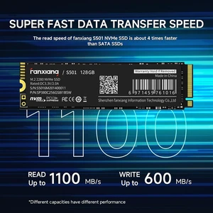 S501 128GB NVMe SSD 3D NAND1.3 PCIe Gen3x4 M.2 2280 Internal Solid State Drive (Read Speed up to 1,100 MB/s) Compatible with Laptop & PC Desktop S501 128GB NVMe SSD 3D NAND1.3 PCIe Gen3x4 M.2 2280 Internal Solid State Drive (Read Speed up to 1,100 MB/s) Compatible with Laptop & PC Desktop