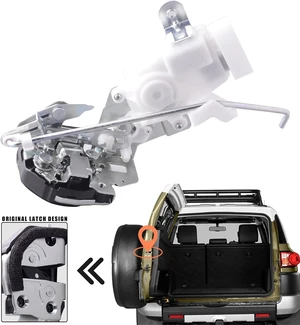 Rear Trunk Latch Tailgate Lock Actuator Compatible for Toyota FJ Cruiser 2007-2014, Liftgate Lock Replace 69110-35071, 69110-35070 Rear Trunk Latch Tailgate Lock Actuator Compatible for Toyota FJ Cruiser 2007-2014, Liftgate Lock Replace 69110-35071, 69110-35070