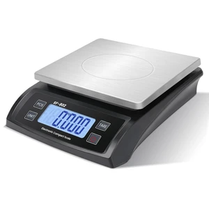 Digital Kitchen Scale 30kg/66lb Large Food Scale for Baking Cooking Stainless Bread Scale with LCD Display Counting Scales for Commercial (Color : Stainless Black) Digital Kitchen Scale 30kg/66lb Large Food Scale for Baking Cooking Stainless Bread Scale with LCD Display Counting Scales for Commercial (Color : Stainless Black)