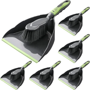 6 Set Dustpan and Brush Set, Small Handheld Broom for Home Kitchen 6 Set Dustpan and Brush Set, Small Handheld Broom for Home Kitchen