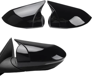 for Hyundai Elantra 2021 2022 2023 2024 2025 2026 2PCS Car Side Rear View Mirror Guard Cover Caps Trims (Piano Black) for Hyundai Elantra 2021 2022 2023 2024 2025 2026 2PCS Car Side Rear View Mirror Guard Cover Caps Trims (Piano Black)