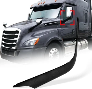 for Freightliner Cascadia Door Mirror Arm Cover,for 2018 - Onwards New Freightliner Cascadia Black Door Mirror Arm Shell Housing Single Driver Side Left Side for Freightliner Cascadia Door Mirror Arm Cover,for 2018 - Onwards New Freightliner Cascadia Black Door Mirror Arm Shell Housing Single Driver Side Left Side