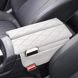 Center Console Armrest Cover Compatible with Mercedes Benz GLA Class H247 250 2020~2026 Leather Armrest Console Cover Cushioning pad with Side Storage Pockets Interior Accessories (D. White) Center Console Armrest Cover Compatible with Mercedes Benz GLA Class H247 250 2020~2026 Leather Armrest Console Cover Cushioning pad with Side Storage Pockets Interior Accessories (D. White)