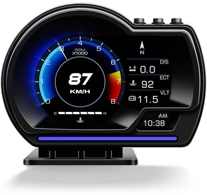 Head Up Display for Car, OBD2+GPS Dual System, OBD2 Gauge Display, GPS Speedometer, Tachometer, Water Temp, Volt, Overspeed Alarm Fault Diagnosis Head Up Display for Car, OBD2+GPS Dual System, OBD2 Gauge Display, GPS Speedometer, Tachometer, Water Temp, Volt, Overspeed Alarm Fault Diagnosis