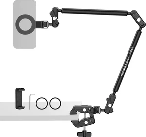 Basics Magic Arm with Desk Clamp for Phone Webcam Camera Mic, UA062 Basics Magic Arm with Desk Clamp for Phone Webcam Camera Mic, UA062
