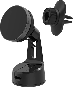 Qi2 Wireless MagSafe Car Mount Charger, 15W Magnetic Suction Cup Windshield/Dashboard Cell Phone Holder with Vent Clip & Fast USB-C Car Charger Compatible with iPhone 16/15/14/13/12, S25 Qi2 Wireless MagSafe Car Mount Charger, 15W Magnetic Suction Cup Windshield/Dashboard Cell Phone Holder with Vent Clip & Fast USB-C Car Charger Compatible with iPhone 16/15/14/13/12, S25