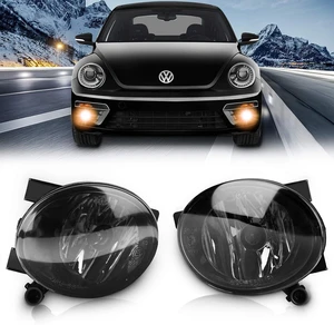 Fog Lights Lamps compatible with 2010-2015 Volkswagen Golf Hatchback/Wagon, Jetta Sedan/Wagon, Beetle, Eos, Premium VW Accessories, 1 Pair, Smoke Lens Fog Lights Lamps compatible with 2010-2015 Volkswagen Golf Hatchback/Wagon, Jetta Sedan/Wagon, Beetle, Eos, Premium VW Accessories, 1 Pair, Smoke Lens