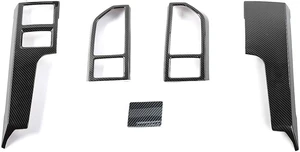 for F150 ABS Carbon Fiber Central Console Air Conditioner Panel Trim for 2015 2016 2017 2018 2019 2020 Ford F150, 5pcs for F150 ABS Carbon Fiber Central Console Air Conditioner Panel Trim for 2015 2016 2017 2018 2019 2020 Ford F150, 5pcs