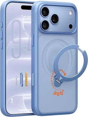 Q3 Spin Case for iPhone 18 Pro Max Light Blue, 360 Magnetic Stand Q3 Spin Case for iPhone 18 Pro Max Light Blue, 360 Magnetic Stand