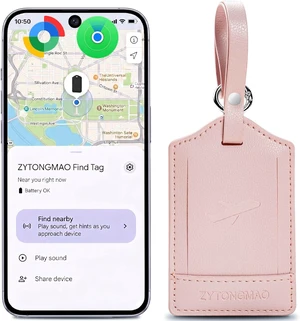 Trackable Luggage Tags for Suitcases, Works with Find My or Android Trackable Luggage Tags for Suitcases, Works with Find My or Android