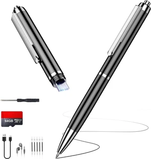 64GB Voice Activated Recorder Device - Digital Voice Recorder with AI Noise Reduction, Portable Recording Device for Meetings, Interviews, Lectures, Work 64GB Voice Activated Recorder Device - Digital Voice Recorder with AI Noise Reduction, Portable Recording Device for Meetings, Interviews, Lectures, Work