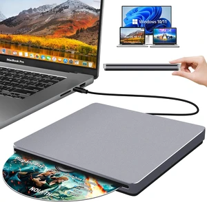 USB C SuperDrive for Mac, Slot-in External CD/DVD Drive for Laptop USB C SuperDrive for Mac, Slot-in External CD/DVD Drive for Laptop