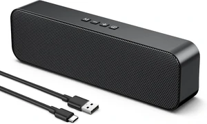 Computer Speakers for Desktop PC,USB Powered & Plug and Play,with Bluetooth 5.3/3.5mm AUX Input,Small Bluetooth Speakers with Stereo Sound Fit Under the Monitor for Office Work, Gaming, Music Computer Speakers for Desktop PC,USB Powered & Plug and Play,with Bluetooth 5.3/3.5mm AUX Input,Small Bluetooth Speakers with Stereo Sound Fit Under the Monitor for Office Work, Gaming, Music