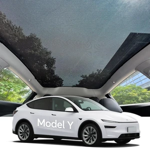 Tesla Model Y Juniper 2025-2026 Breathable Mesh Glass Roof Sunshade Tesla Model Y Juniper 2025-2026 Breathable Mesh Glass Roof Sunshade