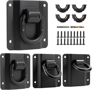 4 Pack Heavy Duty Tie Down Anchors Truck Bed Tie Downs Car Accessories Fit for 2015-2025 Ford F150 F250 F350 & Raptor 2026 Replace# FL3Z-99000A64-B & FL3Z-9928408-AB 4 Pack Heavy Duty Tie Down Anchors Truck Bed Tie Downs Car Accessories Fit for 2015-2025 Ford F150 F250 F350 & Raptor 2026 Replace# FL3Z-99000A64-B & FL3Z-9928408-AB