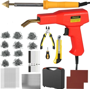 Plastic Welder,2 in 1 Plastic Welding Kit,Hot Stapler Car Bumper Repair Kit Plastic Welder,2 in 1 Plastic Welding Kit,Hot Stapler Car Bumper Repair Kit