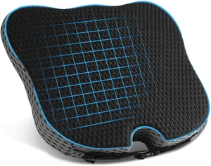Car Seat Cushion for Driving,Premium Memory Foam Car Cushion for Better Visibility, Non-Slip Hip & Lower Back Tailbone Cushion, Car Seat Cushion Driver Booster for Short People, Truck(Black Car Seat Cushion for Driving,Premium Memory Foam Car Cushion for Better Visibility, Non-Slip Hip & Lower Back Tailbone Cushion, Car Seat Cushion Driver Booster for Short People, Truck(Black