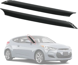 A-Pillar Trim Molding Windshield Set (L&R) Replacement for Hyundai Veloster A-Pillar Trim Molding Windshield Set (L&R) Replacement for Hyundai Veloster