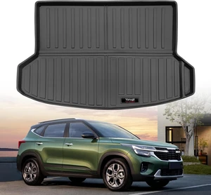 Custom for 2021-2026 Kia Seltos Cargo Mats Trunk Liner All Weather TPE Protection Mat Accessories (for 2021-2026 Kia Seltos) Custom for 2021-2026 Kia Seltos Cargo Mats Trunk Liner All Weather TPE Protection Mat Accessories (for 2021-2026 Kia Seltos)