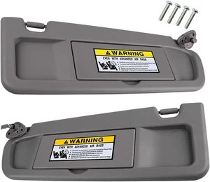 Sun Visors Atlas Gray Compatible with Honda Civic 2006-2011 Pair Sun Visors Atlas Gray Compatible with Honda Civic 2006-2011 Pair