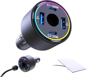 255W USB C Car Charger for Starlink Mini 255W USB C Car Charger for Starlink Mini