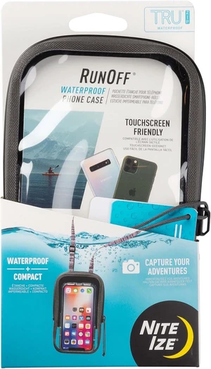 Runoff Waterproof Phone Case with TRU Zip Technology - IP67 Waterproof Phone Case & Lanyard - Poolside & Beach Accessories for Cell Phone - Charcoal Runoff Waterproof Phone Case with TRU Zip Technology - IP67 Waterproof Phone Case & Lanyard - Poolside & Beach Accessories for Cell Phone - Charcoal