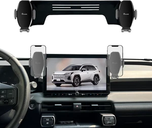 Car Phone Holder for Toyota RAV4 2026 Accessories, 12.9-Inch Screen Car Phone Mount with Dual Holders, Does Not Block Air Vents, Adjustable Phone Holder Compatible with iPhone and Android Phones Car Phone Holder for Toyota RAV4 2026 Accessories, 12.9-Inch Screen Car Phone Mount with Dual Holders, Does Not Block Air Vents, Adjustable Phone Holder Compatible with iPhone and Android Phones