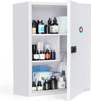 Locking Medicine Cabinet, Medication Lock Cabinet with Code Locking Medicine Cabinet, Medication Lock Cabinet with Code