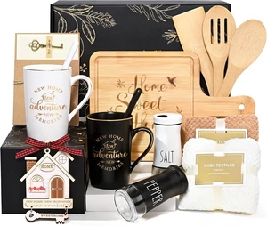 House Warming Gifts New Home, 14 Pcs New House Gift Basket, Housewarming Present for Homeowners Couples Women, Closing Gifts for Home Buyers House Warming Gifts New Home, 14 Pcs New House Gift Basket, Housewarming Present for Homeowners Couples Women, Closing Gifts for Home Buyers