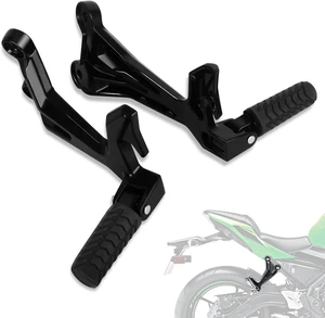 Rear Passenger Footrests Foot Pegs w/Brackets for Kawasaki Ninja Rear Passenger Footrests Foot Pegs w/Brackets for Kawasaki Ninja