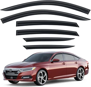 Outside Mount Window Visors Rain Guards for 2018-2022 Honda Accord Sedan Outside Mount Window Visors Rain Guards for 2018-2022 Honda Accord Sedan