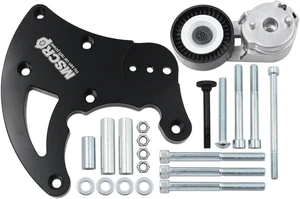 R4 AC Compressor Bracket, LS High Mount A/C Bracket Kit with Belt Tensioner R4 AC Compressor Bracket, LS High Mount A/C Bracket Kit with Belt Tensioner