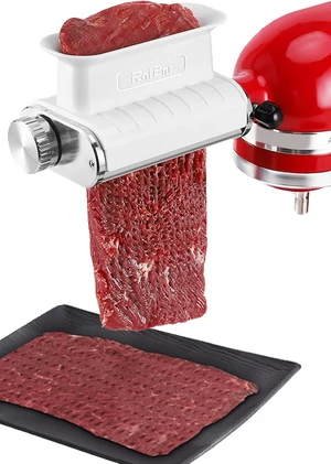Meat Tenderizer Attachment for KitchenAid Mixer, 3 Thickness Settings Meat Tenderizer Attachment for KitchenAid Mixer, 3 Thickness Settings