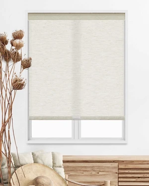 Custom Size Free-Stop Cordless Roller Shades Light Filtering Natural Woven Linen Fabric UV Protection Privacy Roller Blinds for Windows Shades for Home, Kitchen, Living Room, Linen Beige Custom Size Free-Stop Cordless Roller Shades Light Filtering Natural Woven Linen Fabric UV Protection Privacy Roller Blinds for Windows Shades for Home, Kitchen, Living Room, Linen Beige