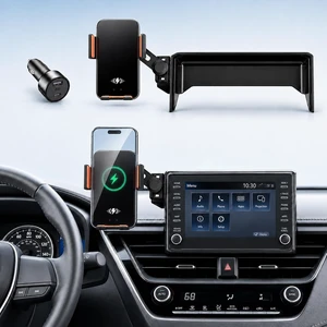 Car Phone Holder for 2019-2026 Toyota Corolla/Corolla Hatchback & 2022-2026 Corolla Cross Accessories, 8-Inch Screen Phone Mount with Up to 15W Fast Wireless Charging, Auto-Clamping, 360° Rotation Car Phone Holder for 2019-2026 Toyota Corolla/Corolla Hatchback & 2022-2026 Corolla Cross Accessories, 8-Inch Screen Phone Mount with Up to 15W Fast Wireless Charging, Auto-Clamping, 360° Rotation