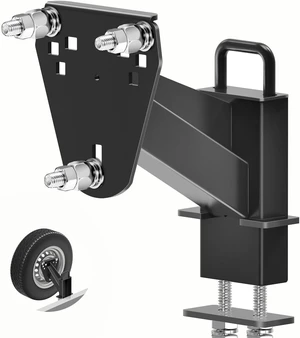 Stake Pocket Spare Tire Carrier,Spare Tire Mount Bracket for Trailer,Powder Coat Steel Black, Fits Most 4 & 5 & 6 & 8 Lugs Wheels on 4", 4.5'', 4.75'', 5", 5.5",6" or 6.5" Bolt Patterns (4-6.5 Inch) Stake Pocket Spare Tire Carrier,Spare Tire Mount Bracket for Trailer,Powder Coat Steel Black, Fits Most 4 & 5 & 6 & 8 Lugs Wheels on 4", 4.5'', 4.75'', 5", 5.5",6" or 6.5" Bolt Patterns (4-6.5 Inch)