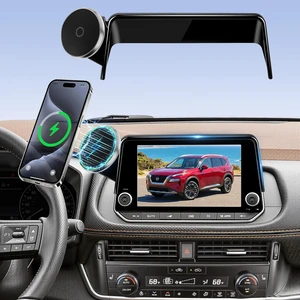 Phone Mount for Nissan Rogue S/SV/Rock Creek (2021-2026,Fit 8inch ONLY), Altima Platinum (2019-2025), Sentra SR/SV (2020-25), 15W Wireless Charger, Magnetic Phone Holder, 360°, Magsafe, Hands Free Phone Mount for Nissan Rogue S/SV/Rock Creek (2021-2026,Fit 8inch ONLY), Altima Platinum (2019-2025), Sentra SR/SV (2020-25), 15W Wireless Charger, Magnetic Phone Holder, 360°, Magsafe, Hands Free