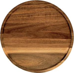 15.7 Inch Round Wooden Decorative Serving Tray for Coffee Table and Home Decor, Round Wood Tray for Table Centerpiece, Small Candle Tray, Acacia, Appetizer Charcuterie Board 15.7 Inch Round Wooden Decorative Serving Tray for Coffee Table and Home Decor, Round Wood Tray for Table Centerpiece, Small Candle Tray, Acacia, Appetizer Charcuterie Board