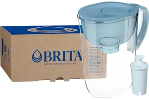 Large 10-Cup Pitcher with Plus Filter, Stone Blue Large 10-Cup Pitcher with Plus Filter, Stone Blue